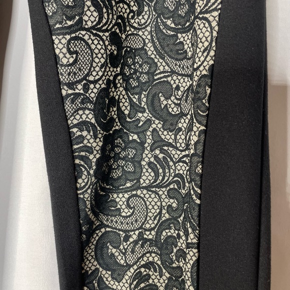 CHICOS BLACK AND TAN DRESS PANTS - Picture 2 of 3